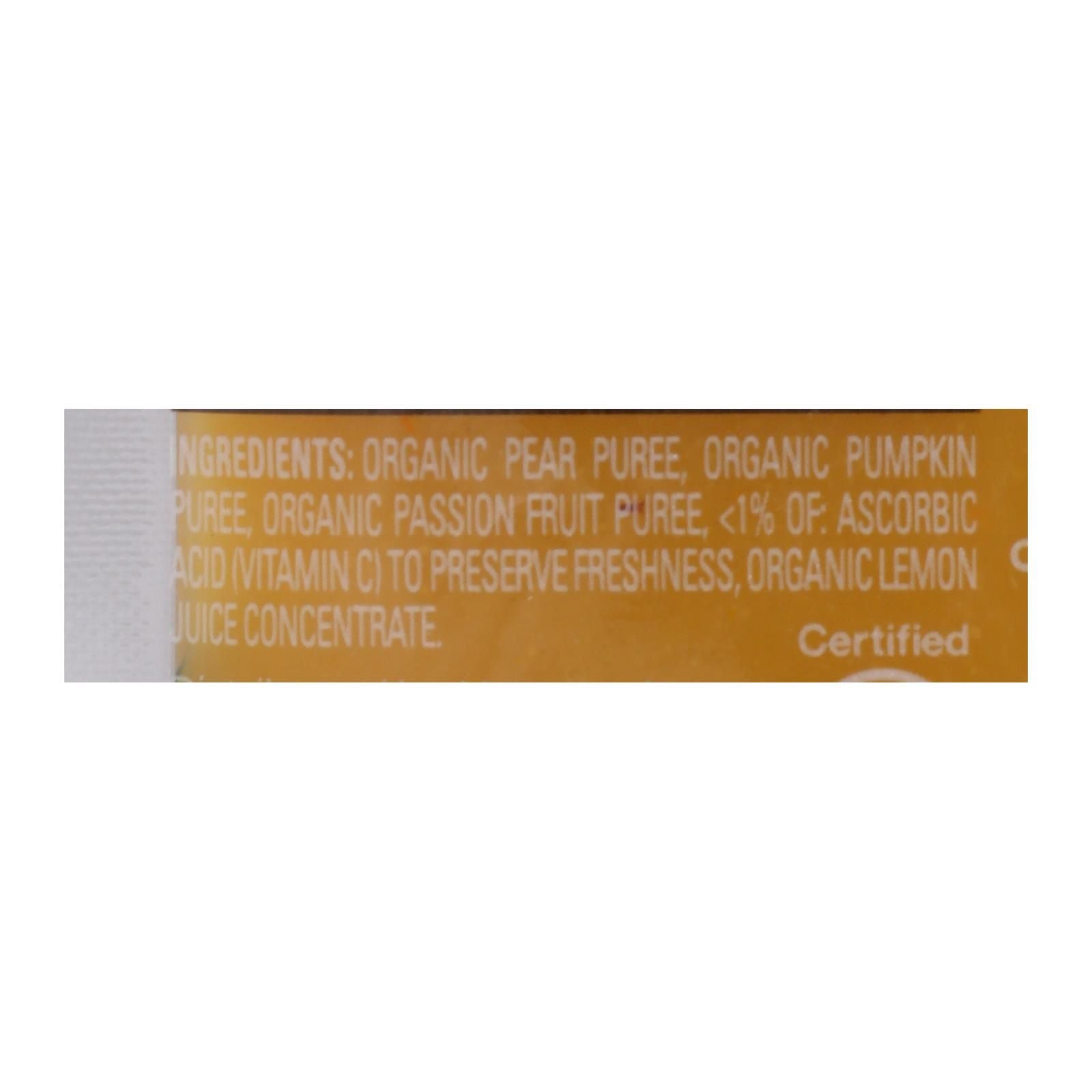Happy Baby Happy Baby Clearly Crafted - Pears Pumpkin And Passion Fruit - Case Of 16 - 4 Oz.