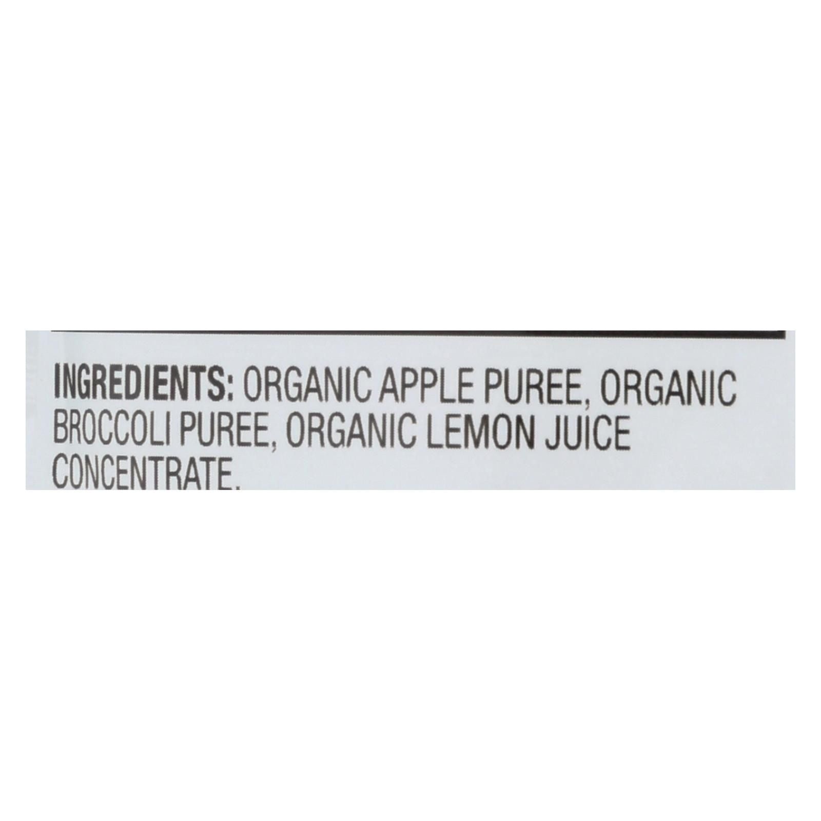 Plum Organics Baby Food - Organic - Broccoli And Apple - Stage 2 - 6 Months And Up - 4 Oz - Case Of 6