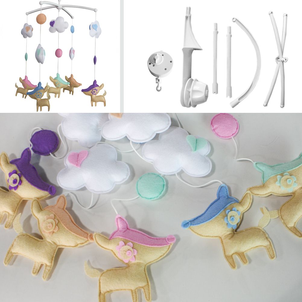 [Cute Sika Deers] Hanging Baby Toys, Colorful Decor, Crib Mobile