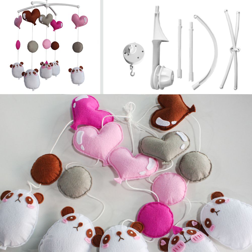 [Bear-shaped Balloons] Hanging Baby Toys, Colorful Decor, Crib Mobile